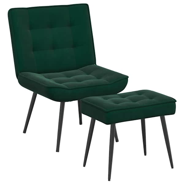 vidaXL puhketool jalapingiga, tumeroheline, samet