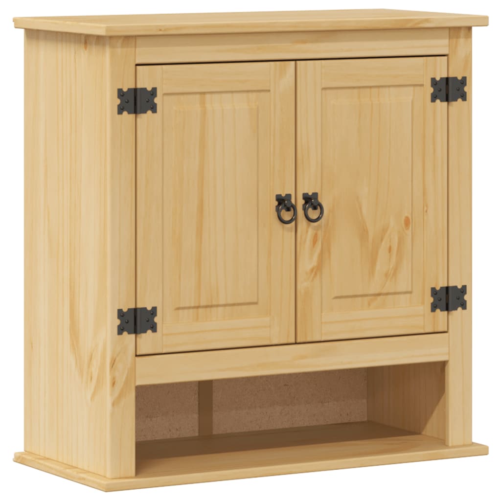 vidaXL Koupelnová nástěnná skříňka Corona 70x33x71,5 cm masiv borovice