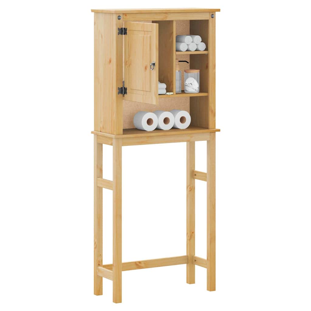 vidaXL Wasmachinekast Corona massief grenenhout afbeelding