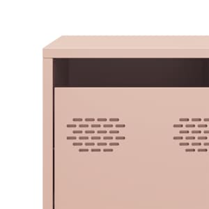 TV skříňka růžová 101,5x39x43,5 cm ocel válcovaná za studena - obrázek 10