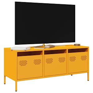 TV omarica gorčično rumena 101,5x39x43,5cm hladno valjano jeklo