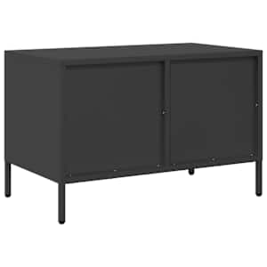 TV skříňka černá 68 x 39 x 43,5 cm ocel válcovaná za studena - obrázek 7