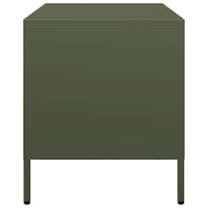 TV skříňka olivově zelená 68 x 39 x 43,5 cm ocel - obrázek 6