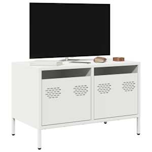 TV omarica bela 68x39x43,5 cm hladno valjano jeklo