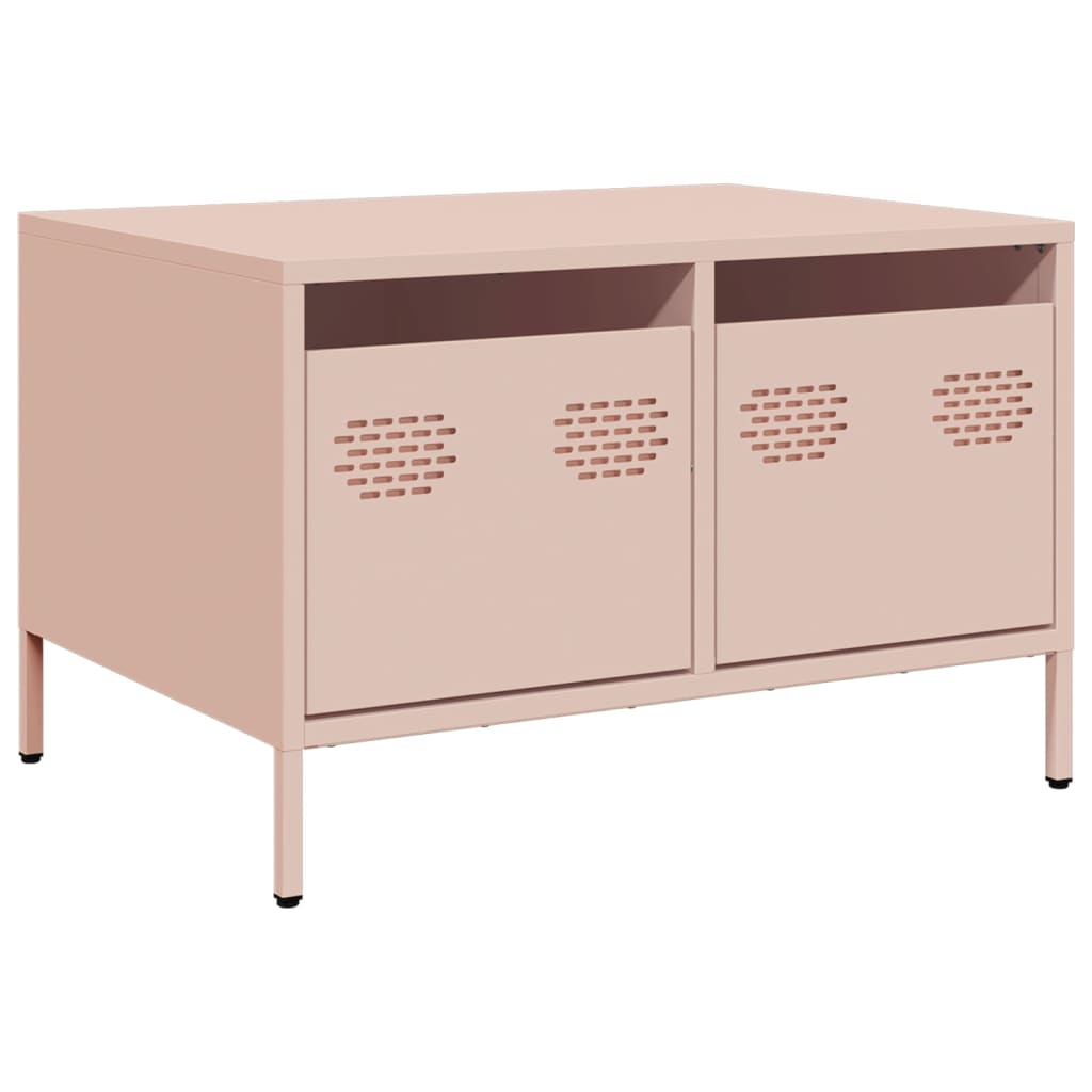 Thumbnail - vidaXL TV-Schrank Rosa 68x50x43,5 cm Kaltgewalzter Stahl