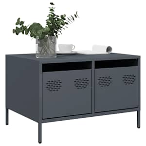 TV skříňka antracitová 68x50x43,5 cm ocel válcovaná za studena