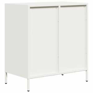 Příborník bílý 68 x 39 x 73,5 cm ocel válcovaná za studena - obrázek 7