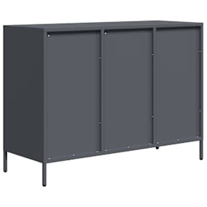Příborník antracitový 101,5x39x73,5cm ocel válcovaná za studena - obrázek 7