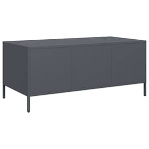 Konferenční stolek antracitový 101,5 x 50 x 43,5 cm ocel - obrázek 7