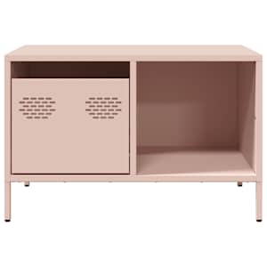 Konferenční stolek růžový 68,5x50x43,5 cm ocel - obrázek 6