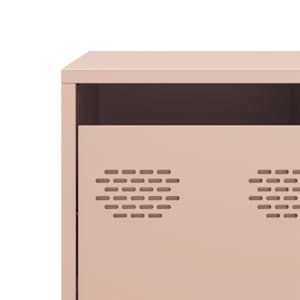 TV skříňka růžová 101,5x39x43,5 cm ocel válcovaná za studena - obrázek 10