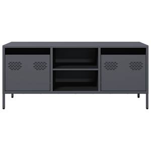 TV skříňka antracit 101,5x39x43,5 cm ocel válcovaná za studena - obrázek 4