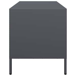 TV skříňka antracit 101,5x39x43,5 cm ocel válcovaná za studena - obrázek 6