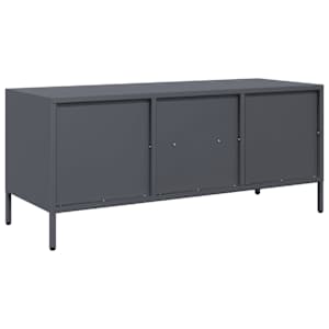 TV skříňka antracit 101,5x39x43,5 cm ocel válcovaná za studena - obrázek 7