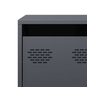 TV skříňka antracit 101,5x39x43,5 cm ocel válcovaná za studena - obrázek 10