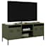  vidaXL olívazöld hidegen hengerelt acél TV-szekrény 101,5x39x43,5 cm termék 2. képe