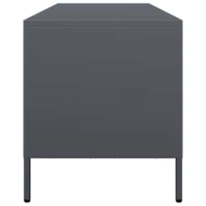 TV skříňka antracitová 135x39x43,5 cm ocel válcovaná za studena - obrázek 6