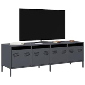 TV omarica antracitna 135x39x43,5 cm hladno valjano jeklo
