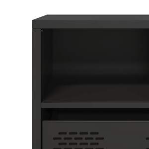 TV skříňka černá 68 x 39 x 43,5 cm ocel válcovaná za studena - obrázek 9
