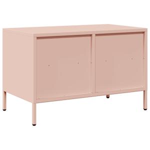 TV skříňka růžová 68 x 39 x 43,5 cm ocel válcovaná za studena - obrázek 7