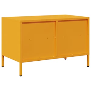TV skříňka hořčicově žlutá 68 x 39 x 43,5 cm ocel - obrázek 7
