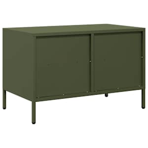 TV skříňka olivově zelená 68 x 39 x 43,5 cm ocel - obrázek 7
