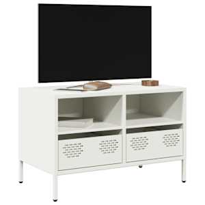 TV omarica bela 68x39x43,5 cm hladno valjano jeklo