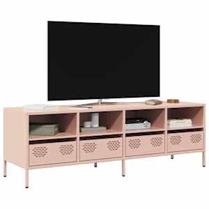 TV omarica roza 135x39x43,5 cm hladno valjano jeklo