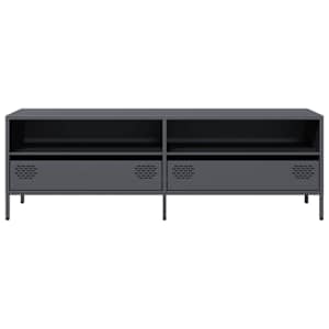 TV skříňka antracitová 135x39x43,5 cm ocel válcovaná za studena - obrázek 4