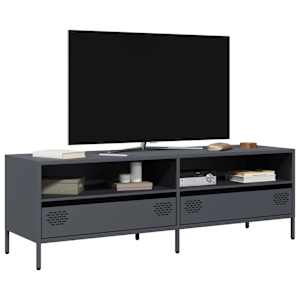 TV omarica antracitna 135x39x43,5 cm hladno valjano jeklo