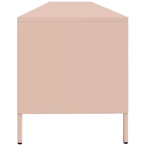 TV skříňka růžová 202 x 39 x 43,5 cm ocel válcovaná za studena - obrázek 6