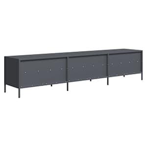 TV skříňka antracitová 202x39x43,5 cm ocel válcovaná za studena - obrázek 7