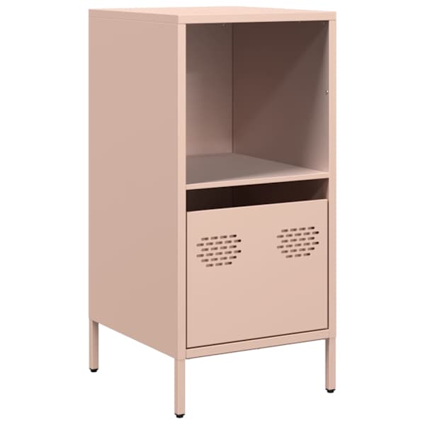 vidaXL puhvetkapp roosa 35x39x73,5 cm k&uuml;lmvaltsitud teras
