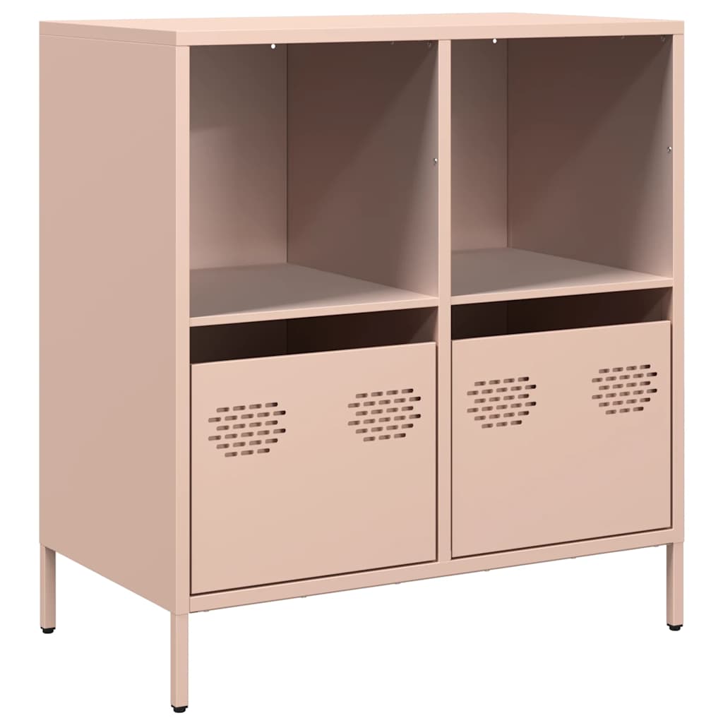 Thumbnail - vidaXL Sideboard Rosa 68x39x73,5 cm Kaltgewalzter Stahl