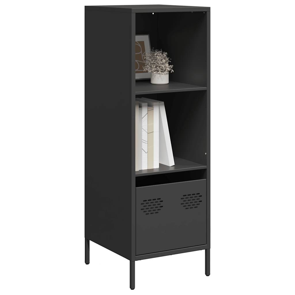 vidaXL Highboard Schwarz 35x39x103,5 cm Stahl