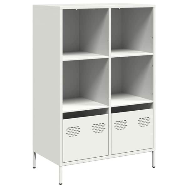 vidaXL Highboard Valge 68x39x103,5 cm Teras
