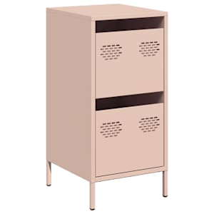 vidaXL puhvetkapp roosa 35x39x73,5 cm k&uuml;lmvaltsitud teras