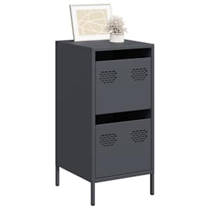 Komoda antracit 35x39x73,5 cm hladno valjano jeklo