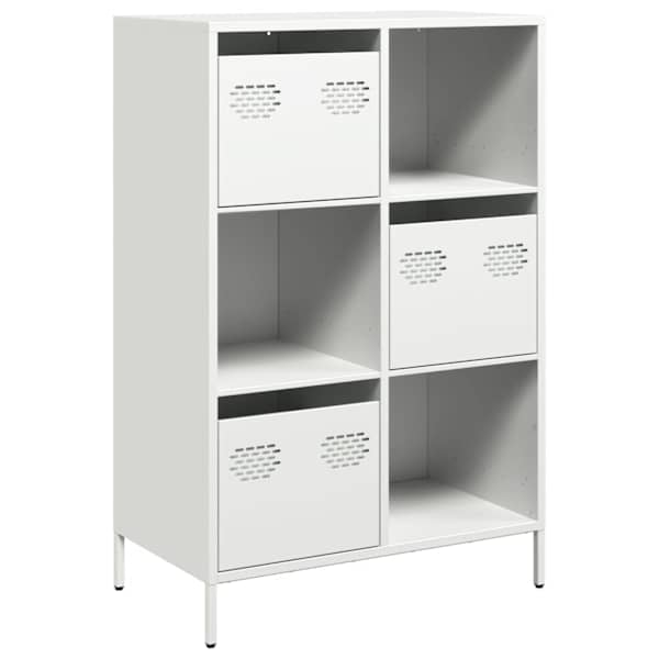 vidaXL Highboard Valge 68x39x103,5 cm Teras