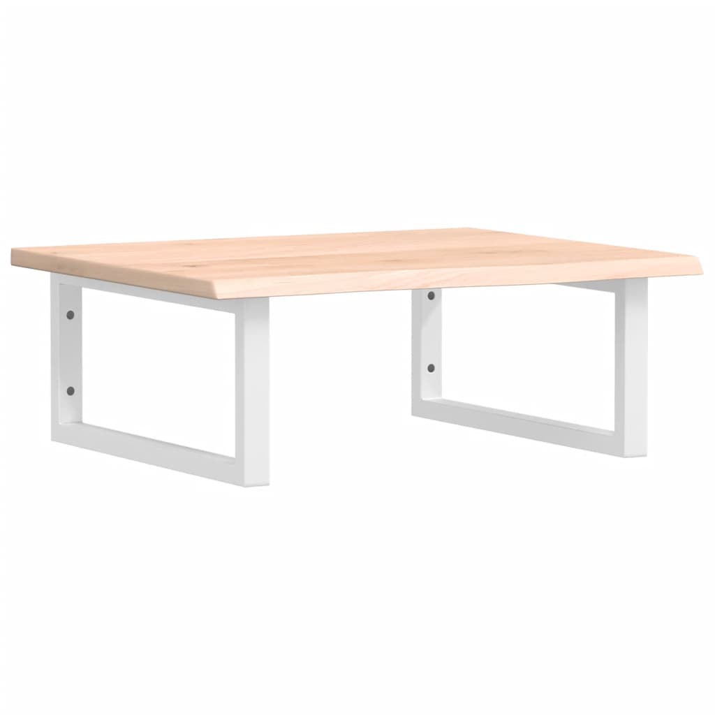 Badkamer wandschap staal en massief eikenhout image 2