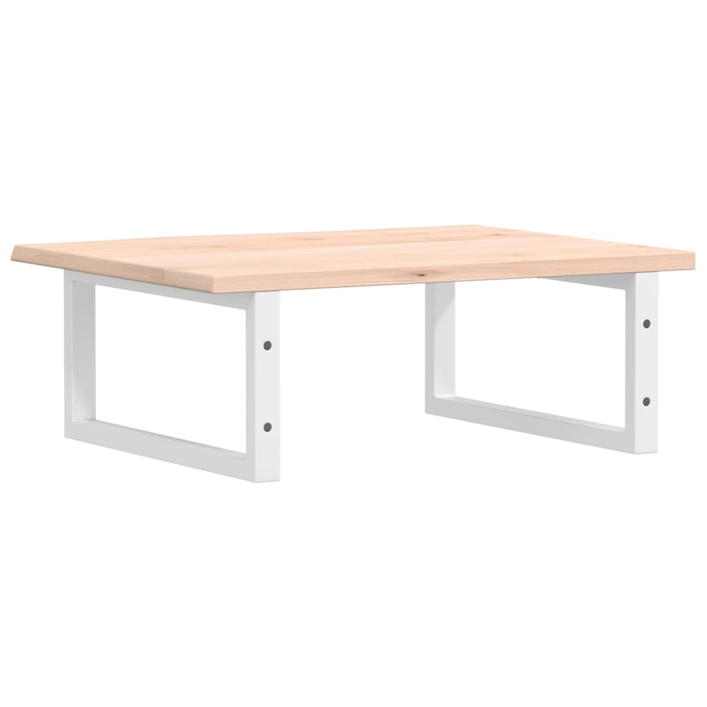 Badkamer wandschap staal en massief eikenhout image 6