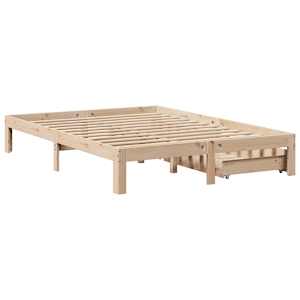Rám postele se zásuvkami 160 x 200 cm masivní borovice - obrázek 8