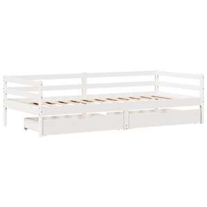 Válenda se zásuvkami 90 x 200 cm masivní borovice - obrázek 3