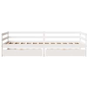 Válenda se zásuvkami 90 x 200 cm masivní borovice - obrázek 4