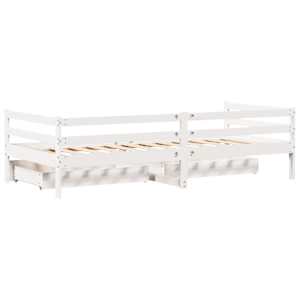 Válenda se zásuvkami 90 x 200 cm masivní borovice - obrázek 8