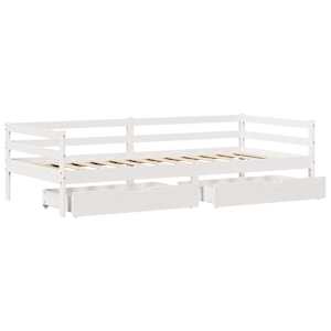 Válenda se zásuvkami 90 x 200 cm masivní borovice - obrázek 9