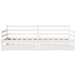 Válenda se zásuvkami 80 x 200 cm masivní borovice - obrázek 4