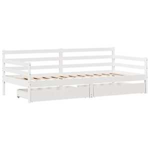 Válenda se zásuvkami 90 x 200 cm masivní borovice - obrázek 3