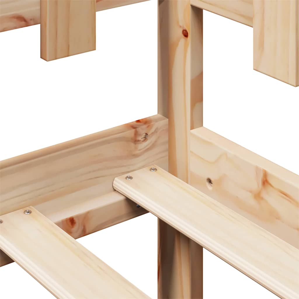 Slaapbank met lades 90x190 cm massief grenenhout image 10