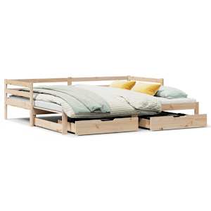 Válenda s přistýlkou a zásuvkami bez matrace 90x190 cm - obrázek 2